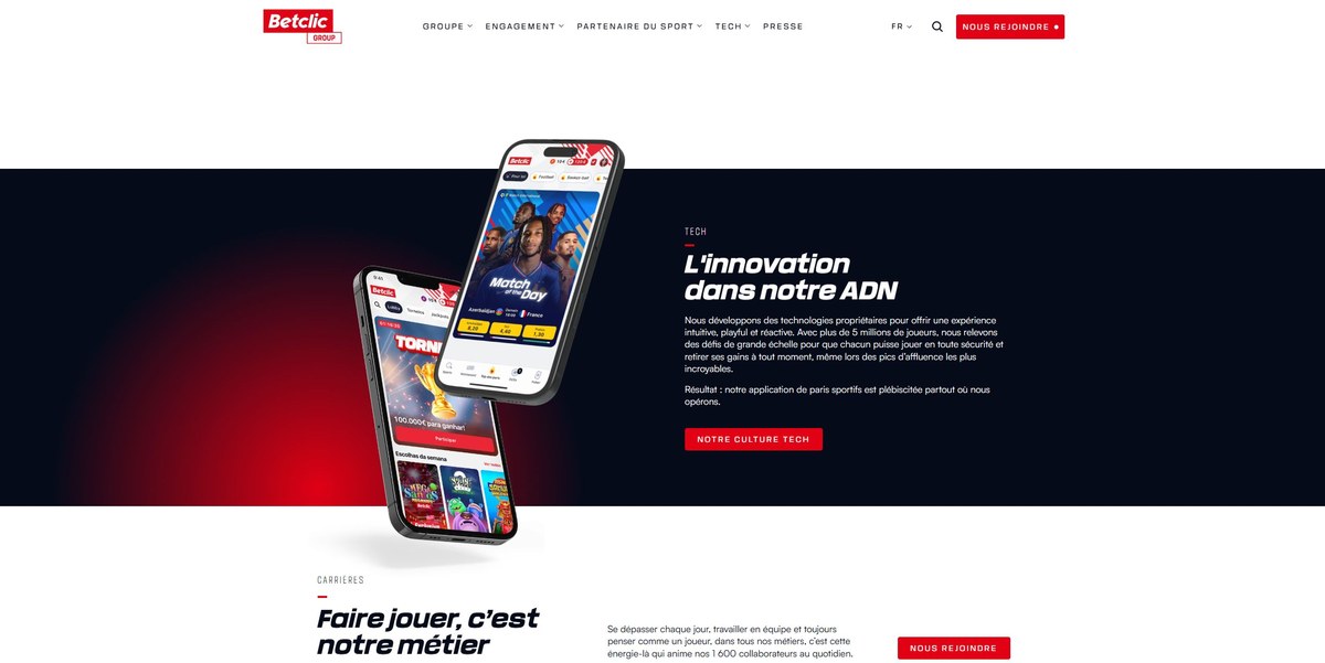 Betclic Group, site officiel